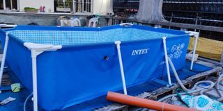 Used Intex Pool with Filter