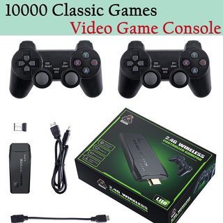 Video Game Console 4K Built in 10000 Classic Games Family Computer Wireless Retro HD Output TV Gaming Gamepad