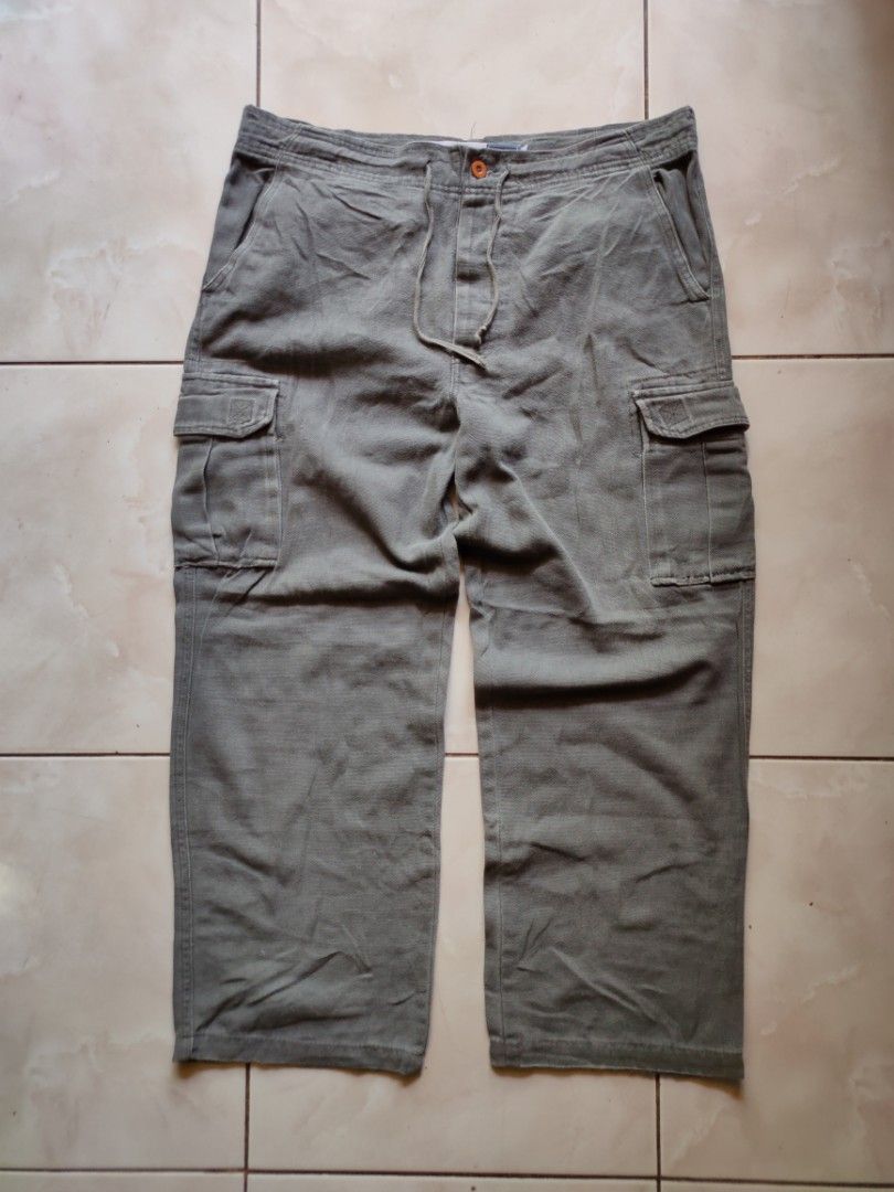 Drawstring Baggy Cargo Pants  Baggy Cargo Pants Streetwear