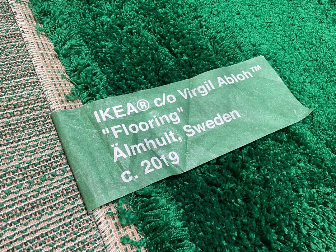 Virgil Abloh x IKEA MARKERAD WET GRASS Rug 195x132 CM Green - US