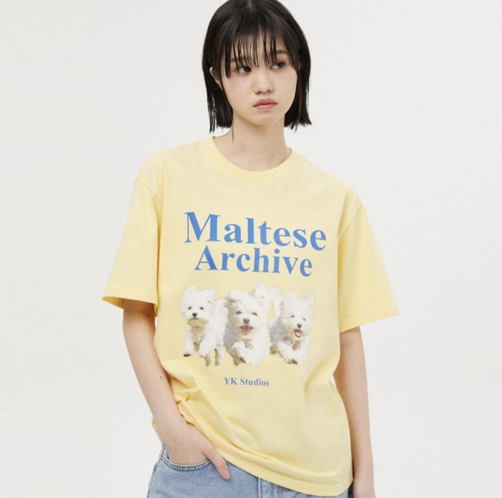 韓國潮牌Wai Kei - Maltese Archive Short Sleeve T-Shirt
