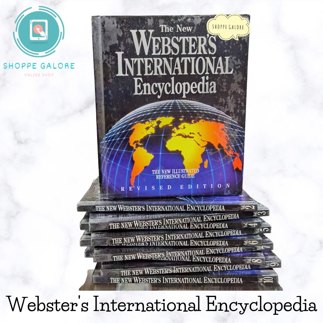 WEBSTERS INTERNATIONAL ENCYCLOPEDIA BOOK SET CHILDRENS BOOK EDUCATIONAL