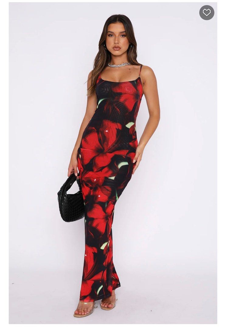 White fox red clearance dress