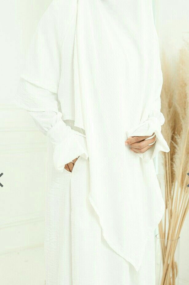 White abaya 2024 for umrah