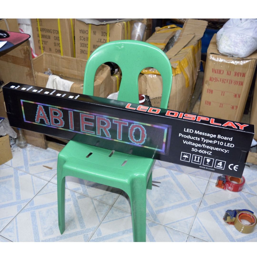 Wifi Programmable Message Board/Signage Easy to Use, Furniture & Home ...