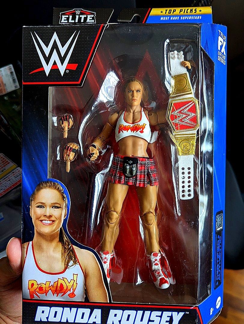 Elite Ronda Rousey WWE Elite (Top Picks) - Ronda Rousey, Hobbies & Toys, Toys & Games on ...