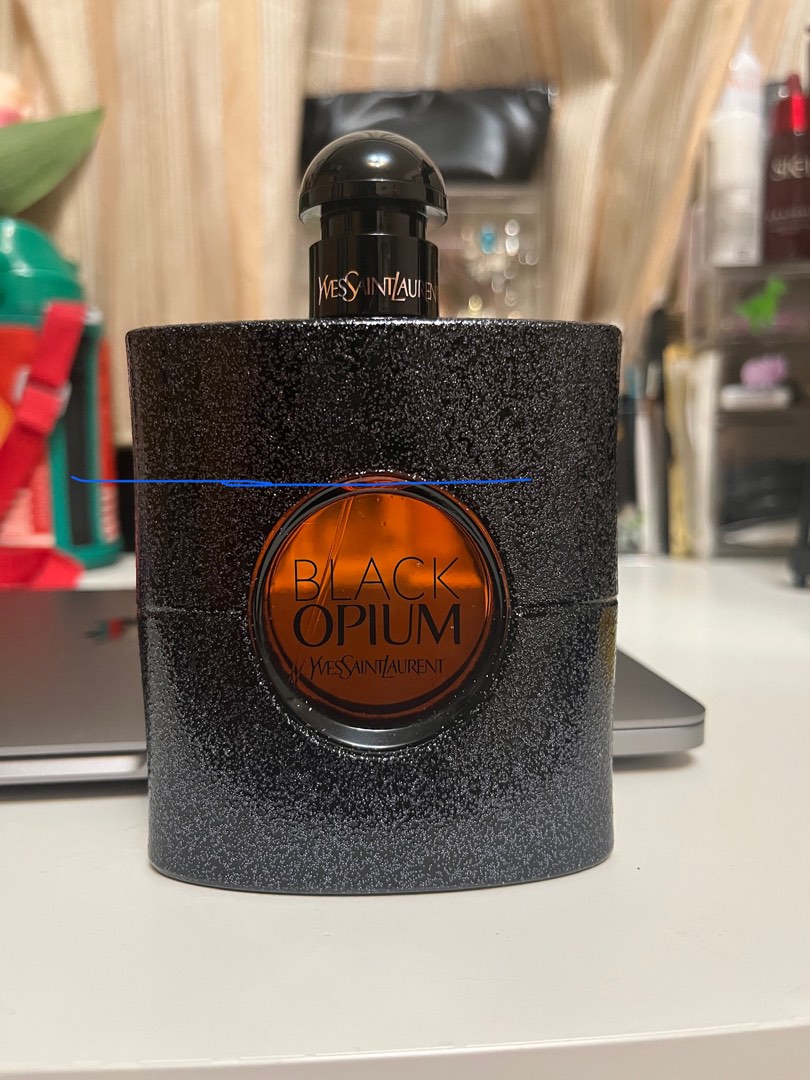 YSL Black Opium 黑鴉片香水90ml 餘量如圖, 美妝保養, 香體噴霧在旋轉拍賣