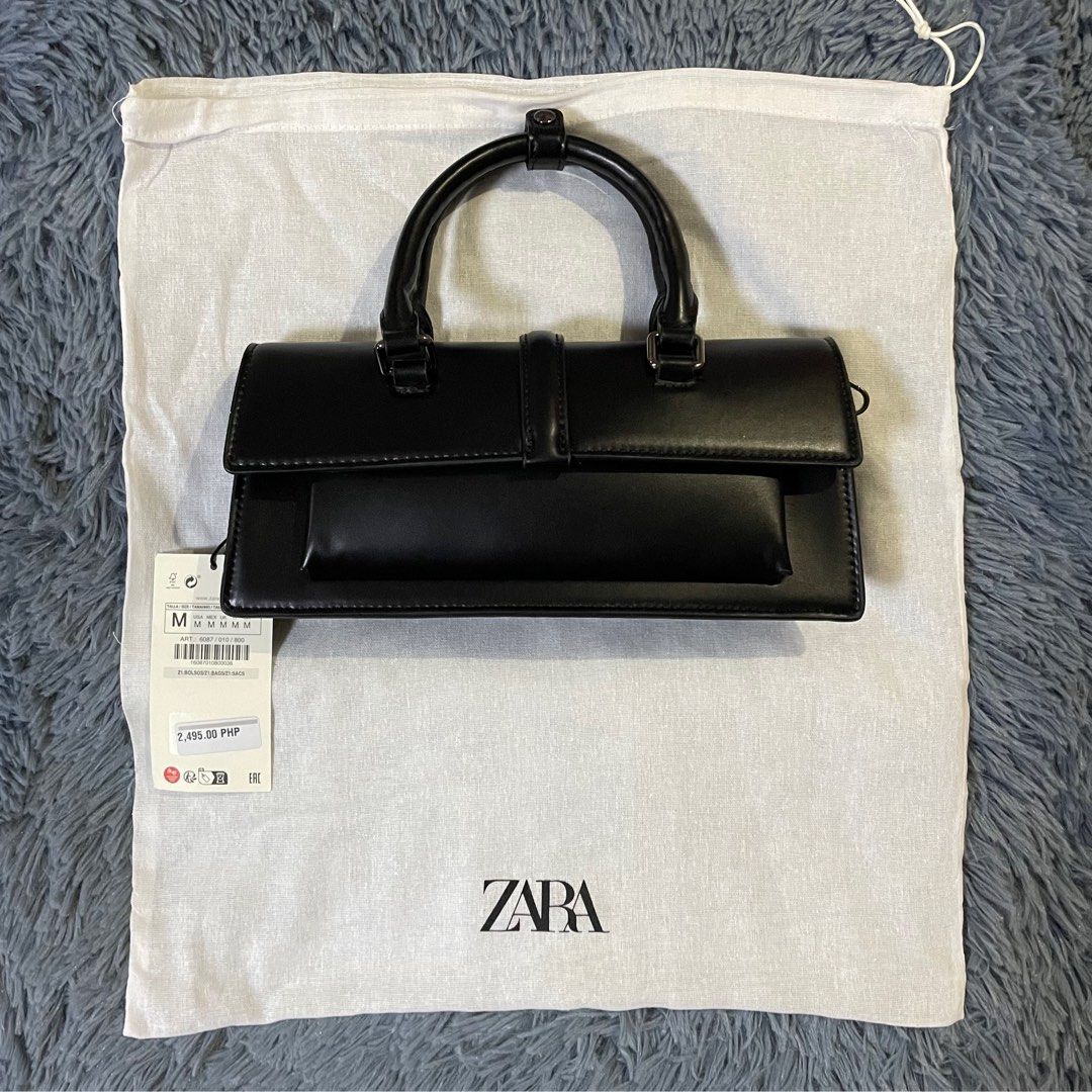 Zara city shop bag with flap
