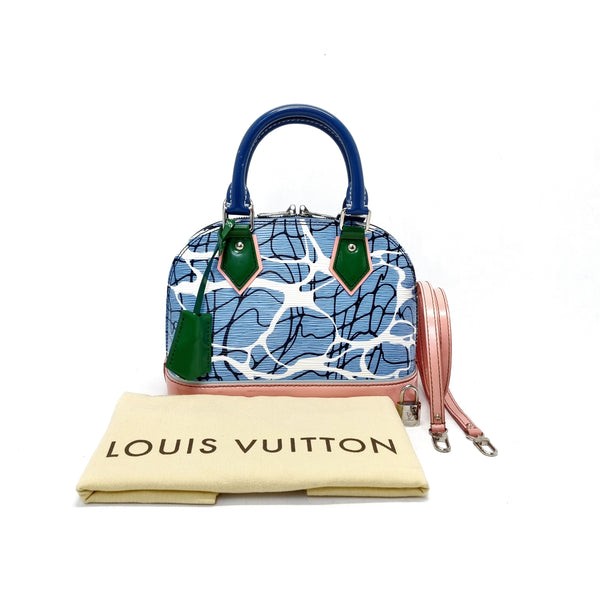 Louis Vuitton Epi Leather Aqua Print Alma BB Handbag - My Luxury