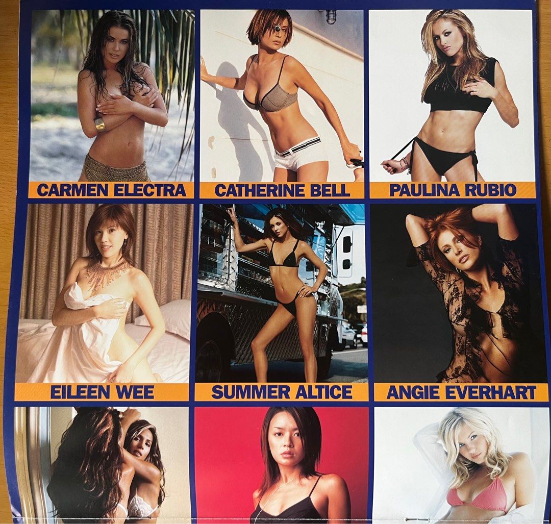 2003 FHM Calendar, Hobbies & Toys, Memorabilia & Collectibles, Vintage