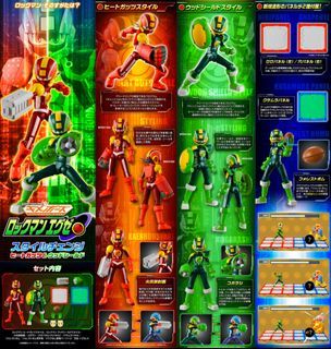 [預訂2023年9月] Bandai 食玩 SMP KIT MAKES POSE洛克人EXE GUTS STYLE及SHIELD STYLE SMP [SHOKUGUN MODELING PROJECT] KIT MAKES POSE MEGA MAN BATTLE NETWORK STYLE CHANGE HEAT GUTS & WOOD SHIELD SET W/O GUM