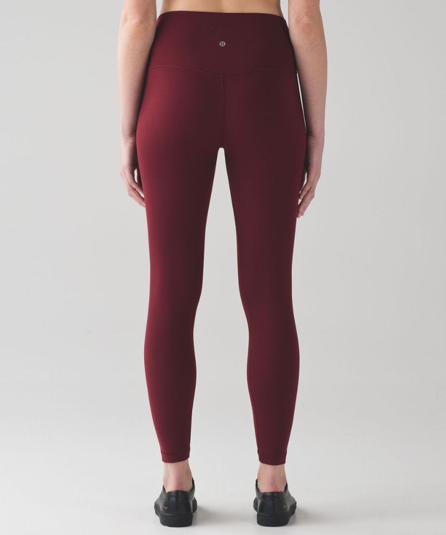 $210 Lululemon Align II Pant US6 UK10 Deep Ruby Tights Cropped Leggings  Yoga, Women's Fashion, Activewear on Carousell