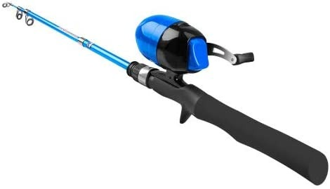 3023) PLUSINNO KIDS FISHING POLE,TELESCOPIC FISHING ROD AND REEL COMBOS  WITH SPINCAST FISHING REEL AND STRING