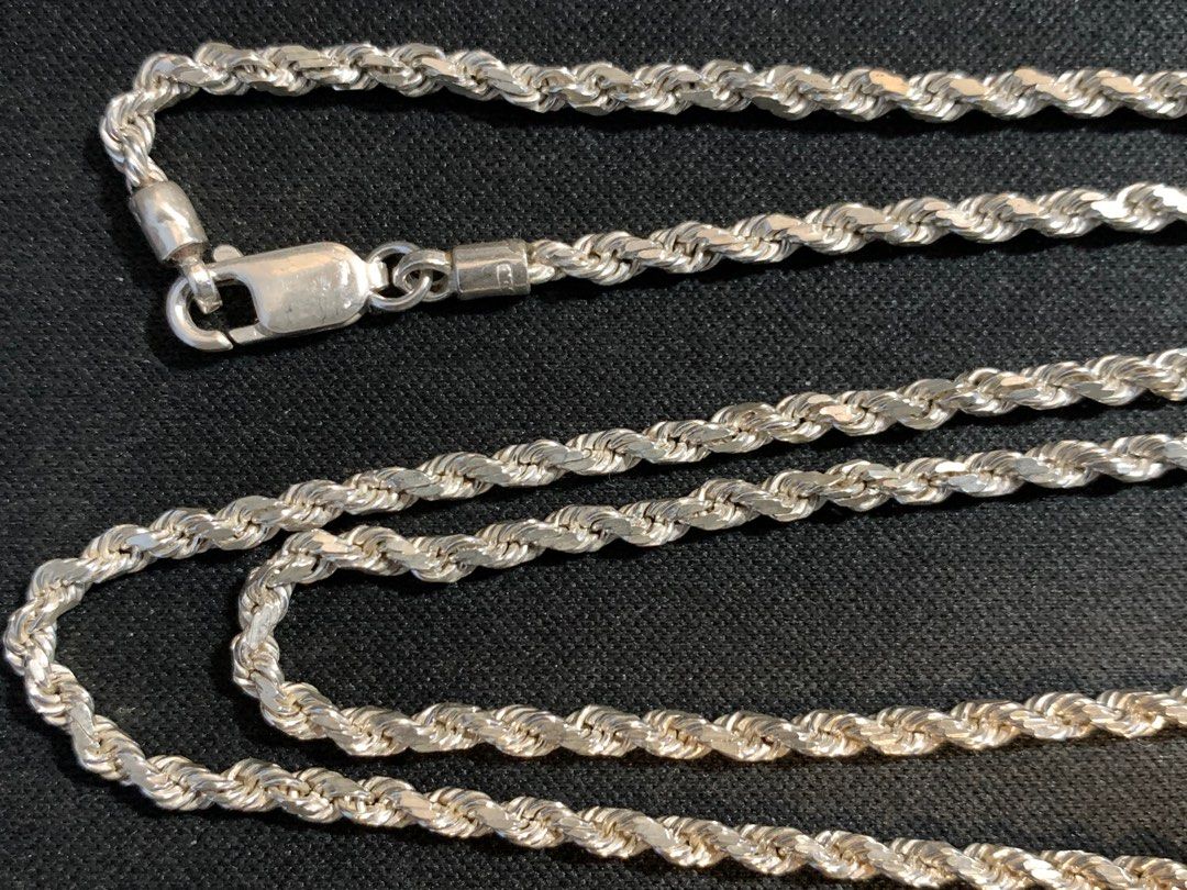 Gold and silver best sale rope chain