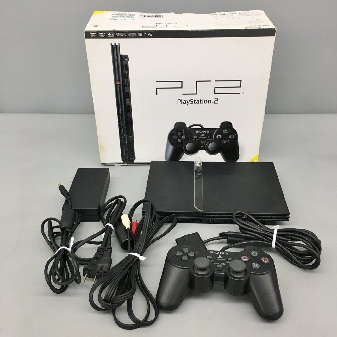 薄型PS2 SCPH-70000型 大量ソフト付き - テレビゲーム
