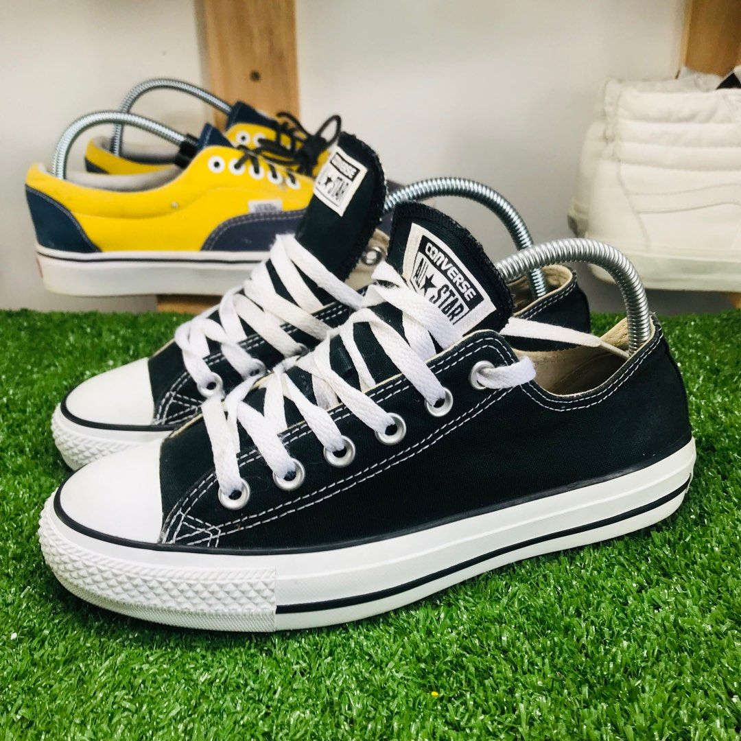 CONVERSE LOWCUT BLACK USED ITEM BUNDLE SNEAKER JOGGING RUNNING SHOES