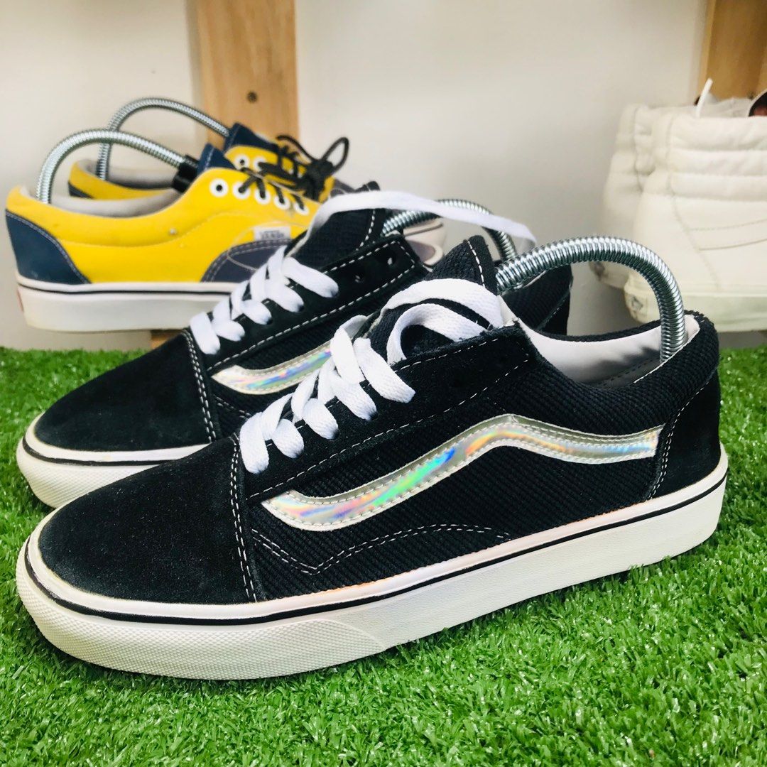 Iridescent vans old skool top