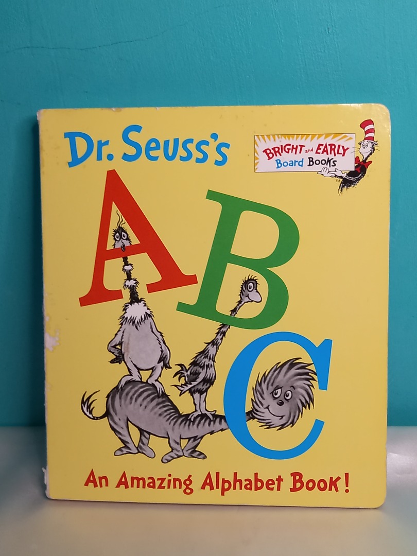 ABC An Amazing Alphabet Book! By Dr. Seuss Boardbook, Hobbies & Toys ...