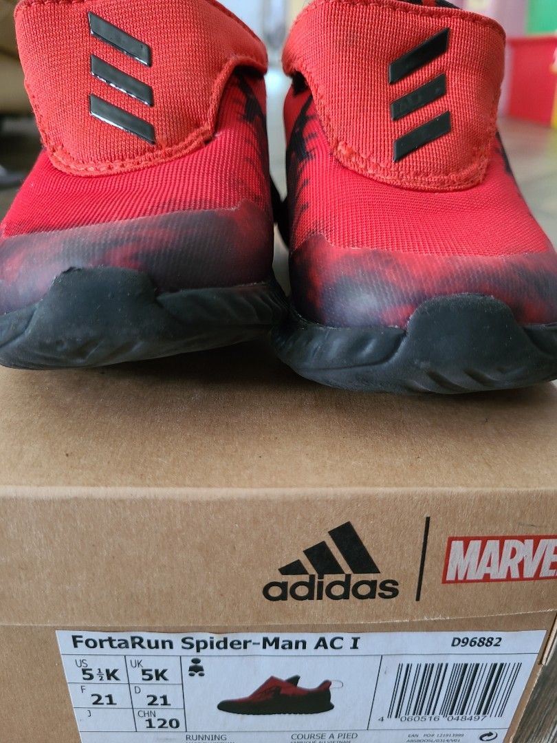 adidas gazelle silver green womens adidas x Marvel Spider-Man Fortarun Shoes Vivid Red / Core Black / Clo   Sportamore.com