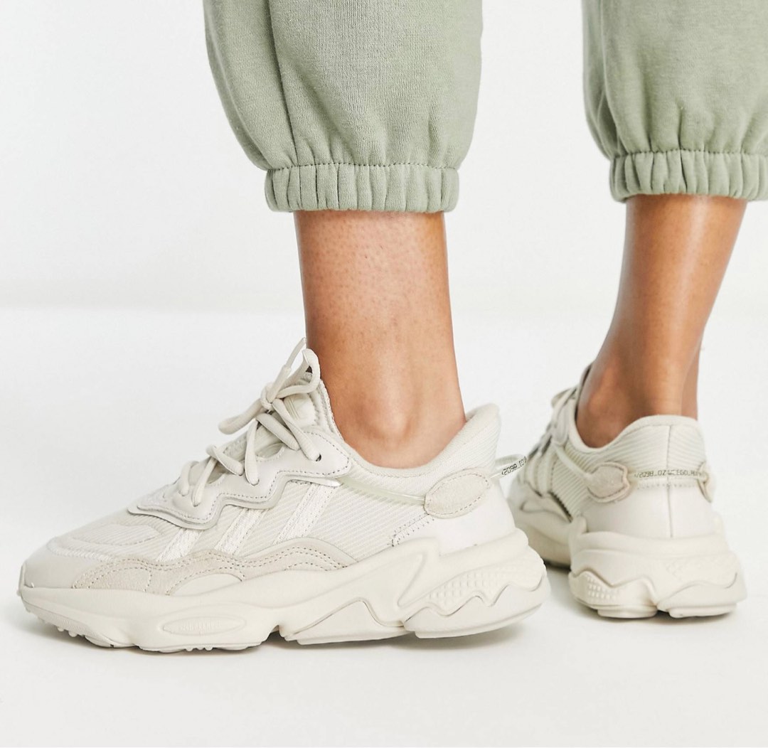 Adidas Originals Ozweego Trainers in Beige Women s Fashion