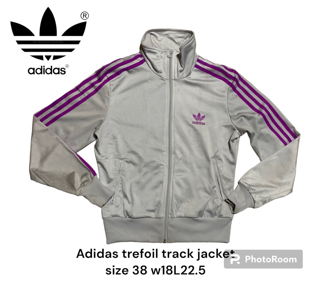Adidas trefoil track jacket, Women's Fashion, Coats, Jackets and