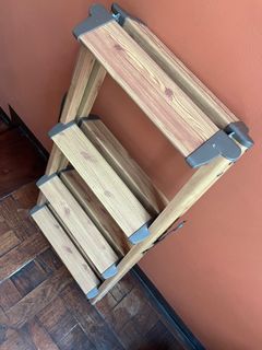 Aluminum Ladder - Wooden Color