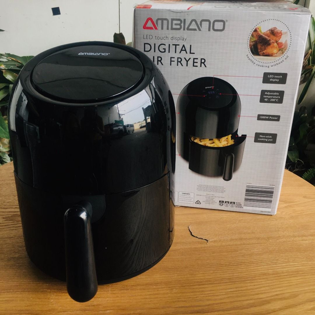Ambiano 3L Digital Air Fryer, TV & Home Appliances, Kitchen Appliances ...