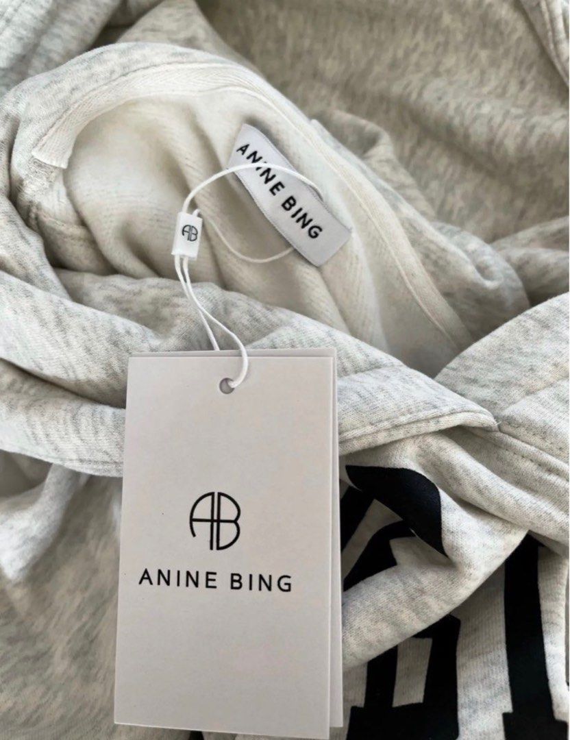 Anine Bing Harvey Sweatshirt - Heather Grey