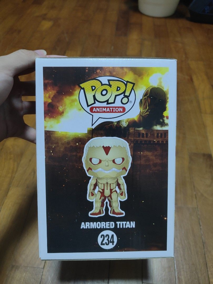 Armored Titan Funko pop Anime 234 Attack on Titan, Hobbies & Toys, Toys