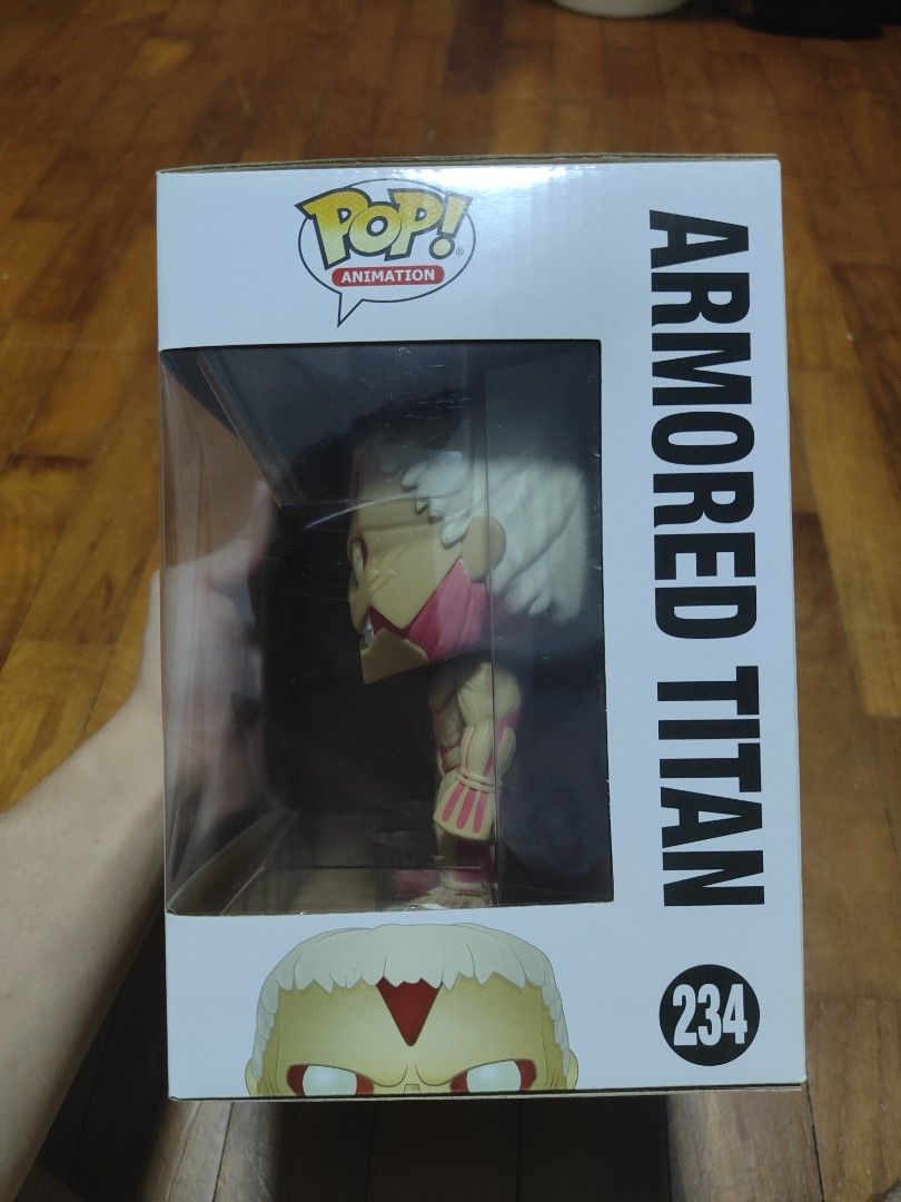 Armored Titan Funko pop Anime 234 Attack on Titan, Hobbies & Toys, Toys