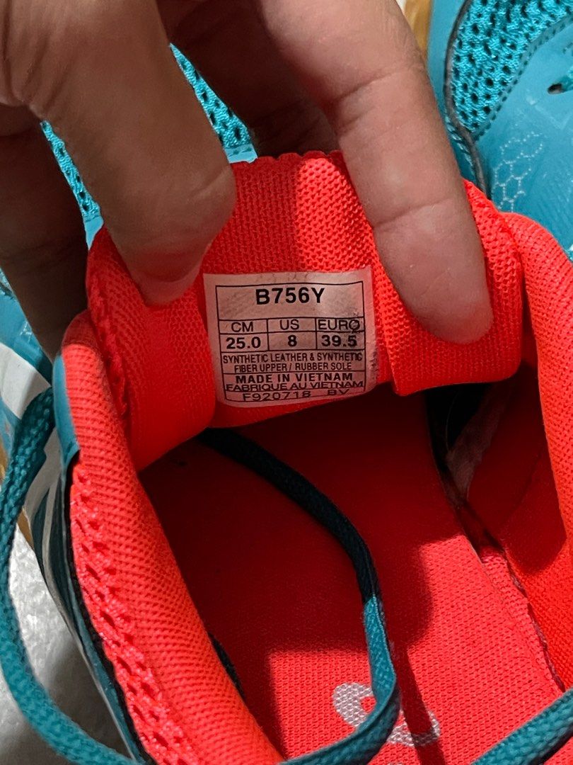 Asics Badminton Shoes USED, Sports Equipment, Sports & Games, Racket