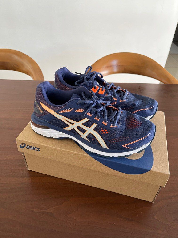 Asics gt 2000 hotsell 7 indigo blue/shocking orange