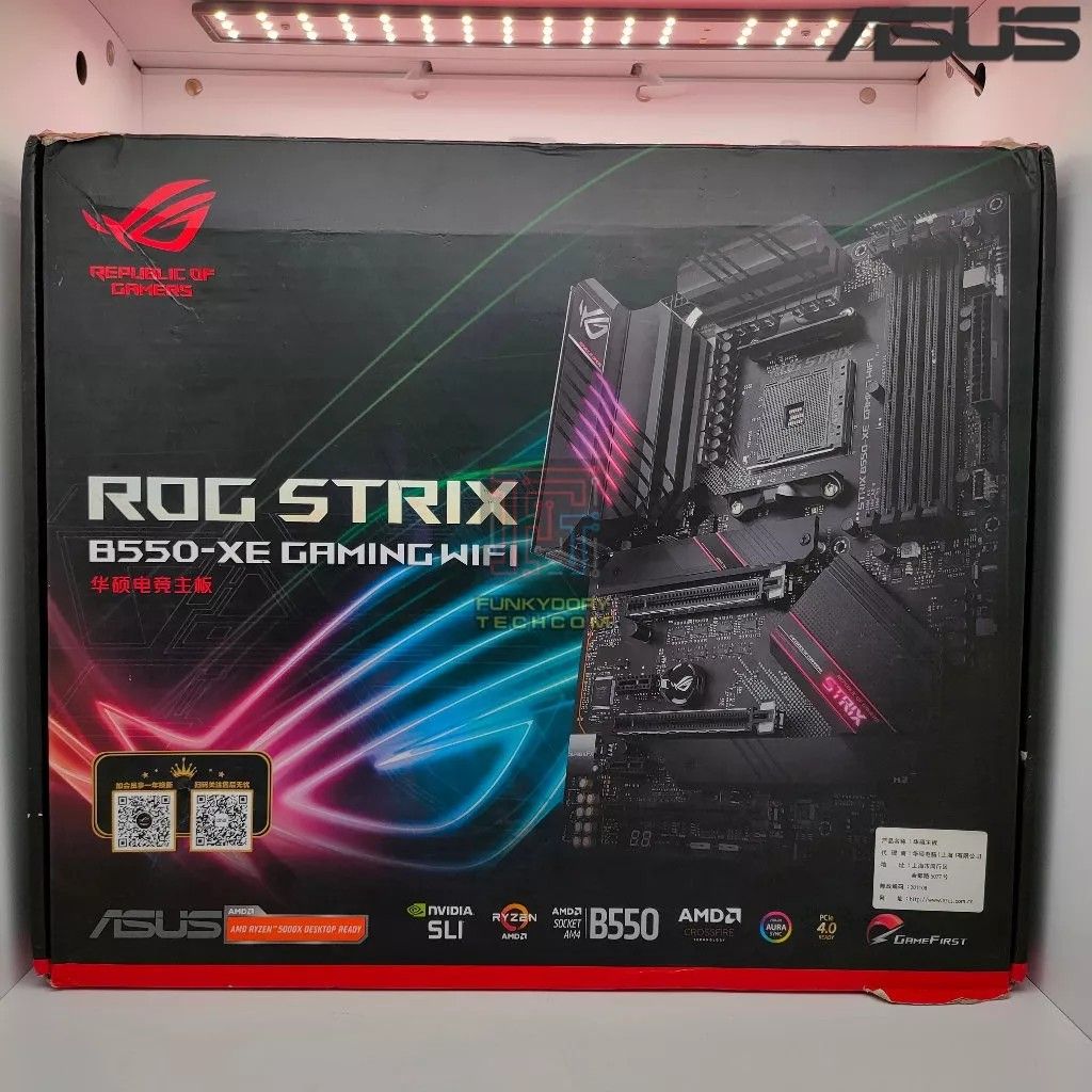 ASUS ROG Strix B550-XE Gaming WiFi AM4 ATX AMD Motherboard