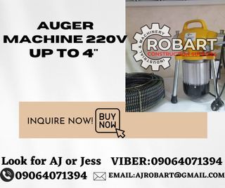 Auger Machine 220volts