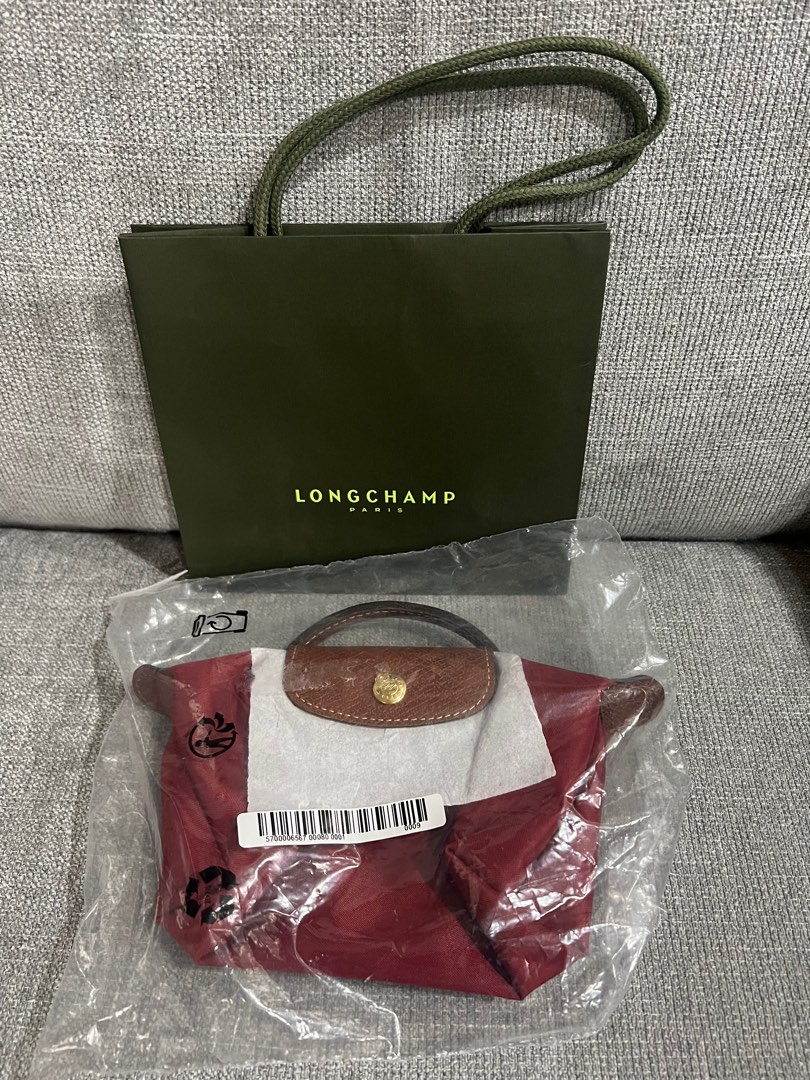 AUTHENTIC LONGCHAMP LE PLIAGE MINI IN RED Women S Fashion Bags   Authentic Longchamp Le Pliage  1685179249 Ab32fd03 