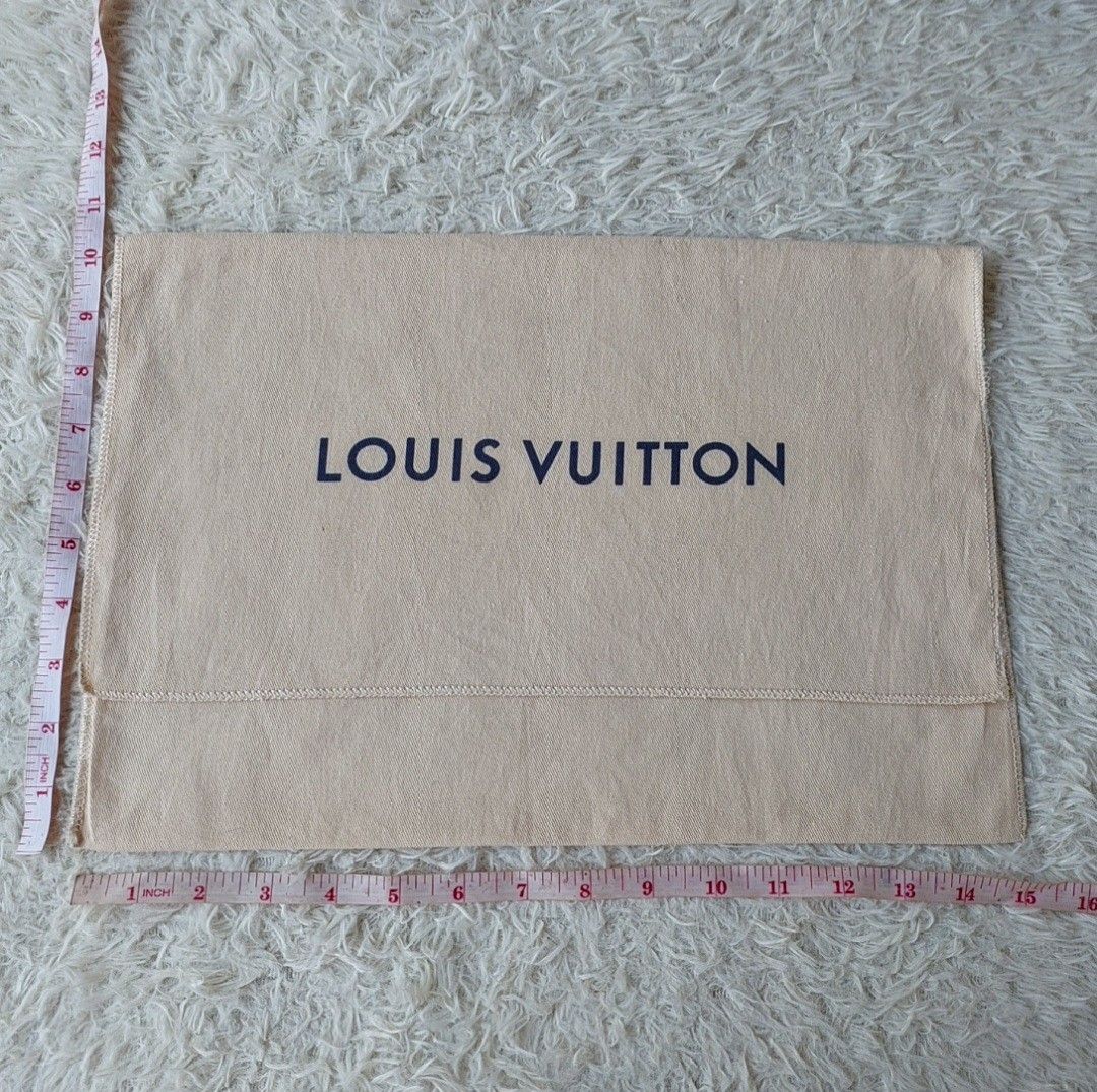 Authentic Louis Vuitton dust bag 9 inches Wide x 15 inches