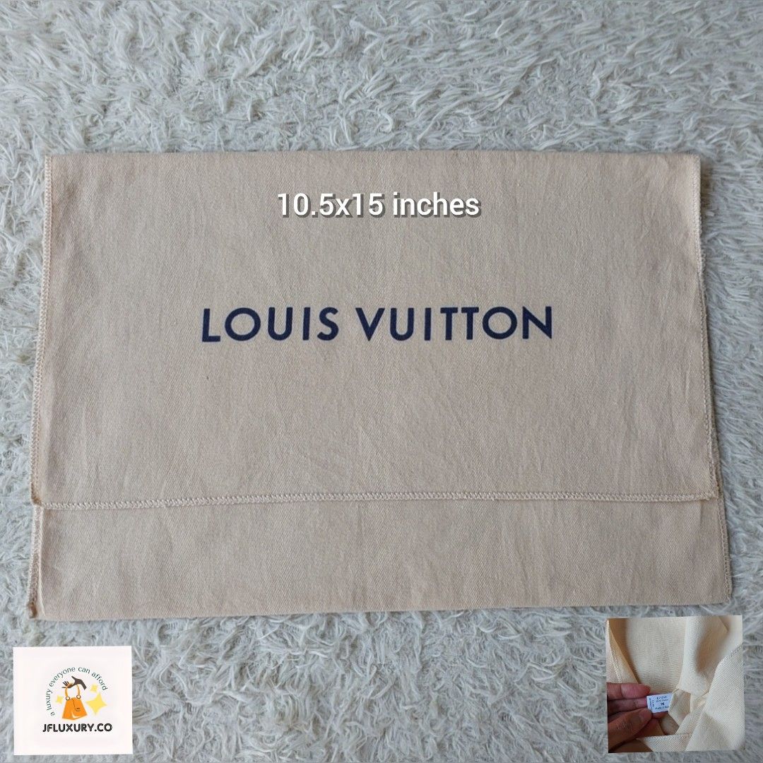 Original Louis Vuitton Shoe Dust Bag LV, Luxury, Bags & Wallets on Carousell