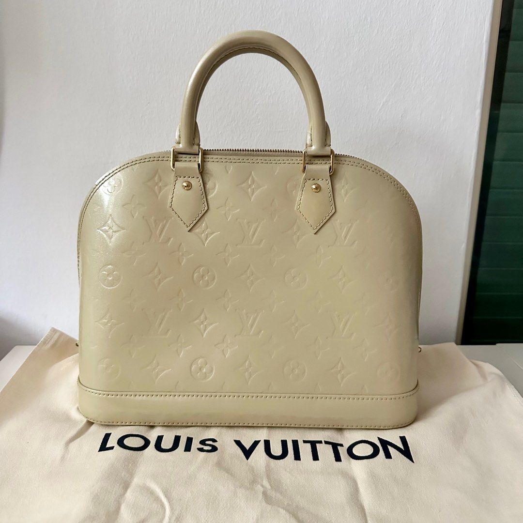 LOUIS VUITTON Blue Nuit Monogram Alma MM, Luxury, Bags & Wallets on  Carousell