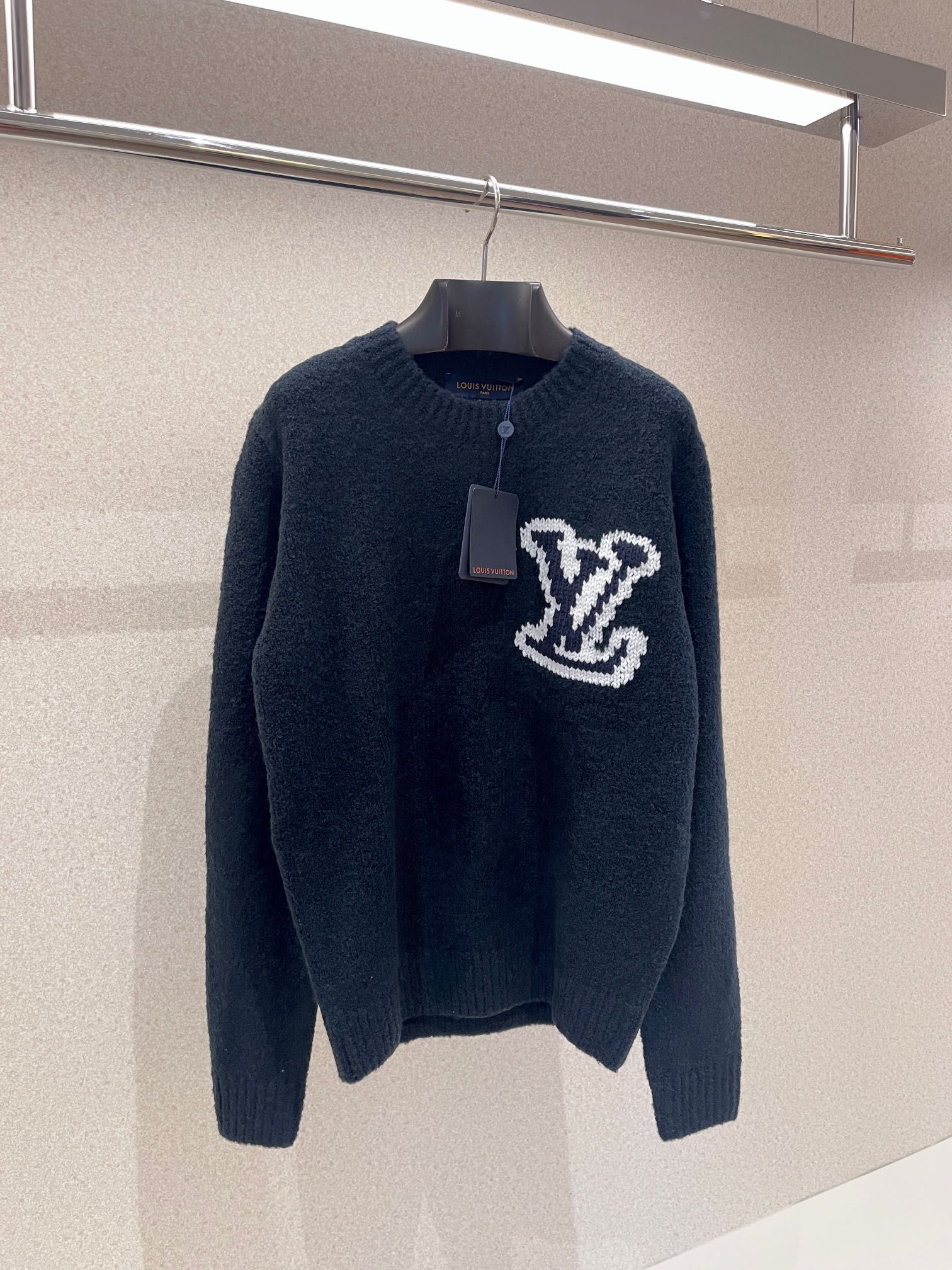 Authentic lv Navy Blue Sweater, Men's Fashion, Tops & Sets, Hoodies on  Carousell