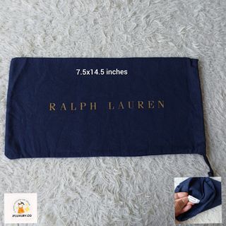 Authentic Ralph Lauren dust bag 7.5x14.5 inches