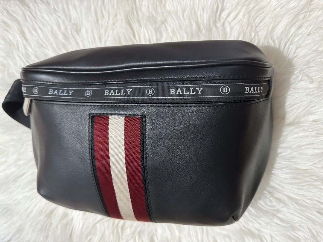 BALLY BUMBAG/WAIST BAG HAKAB LEATHER in Red List on Carousell