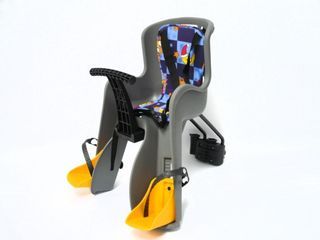 Bicycle Front Childseat🔥GH Taiwan front bicycle child seat for foldies for city bic for mtb front bicycle child seat bicycle childseat. Easy removal and RE installation in 3 seconds! Washable cushion, adjustable leg height! Dealing at Hougang Capeview