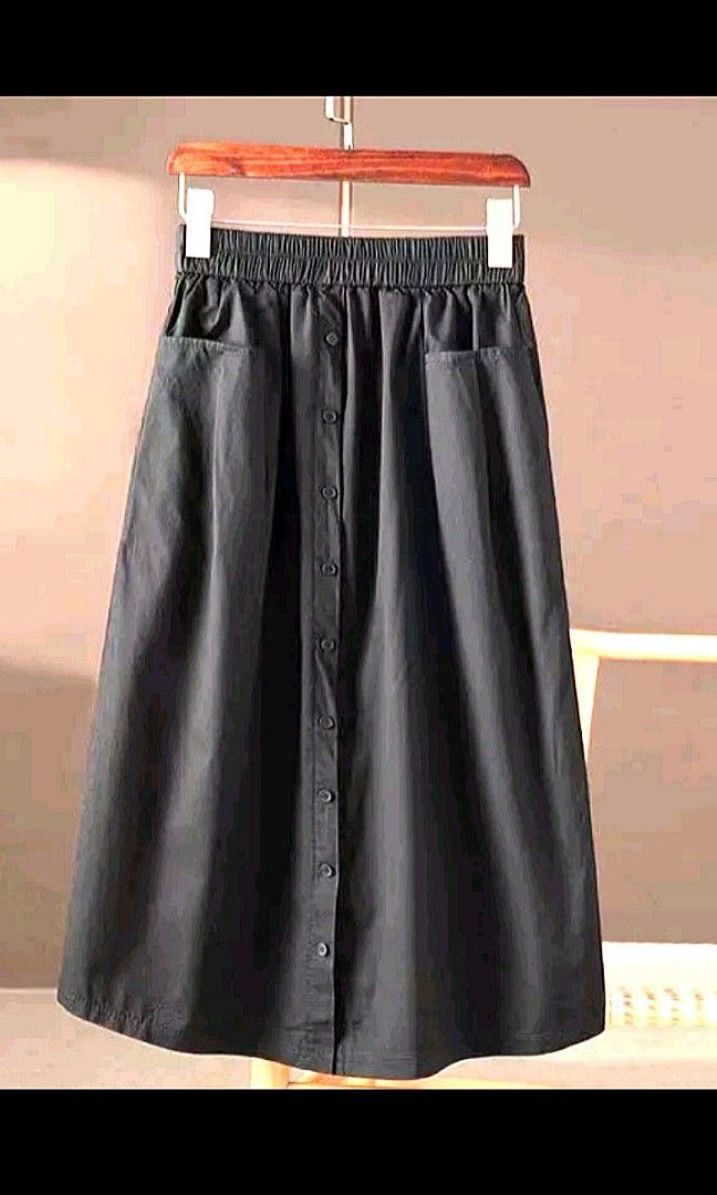 Elastic waist skirt xxl cheap
