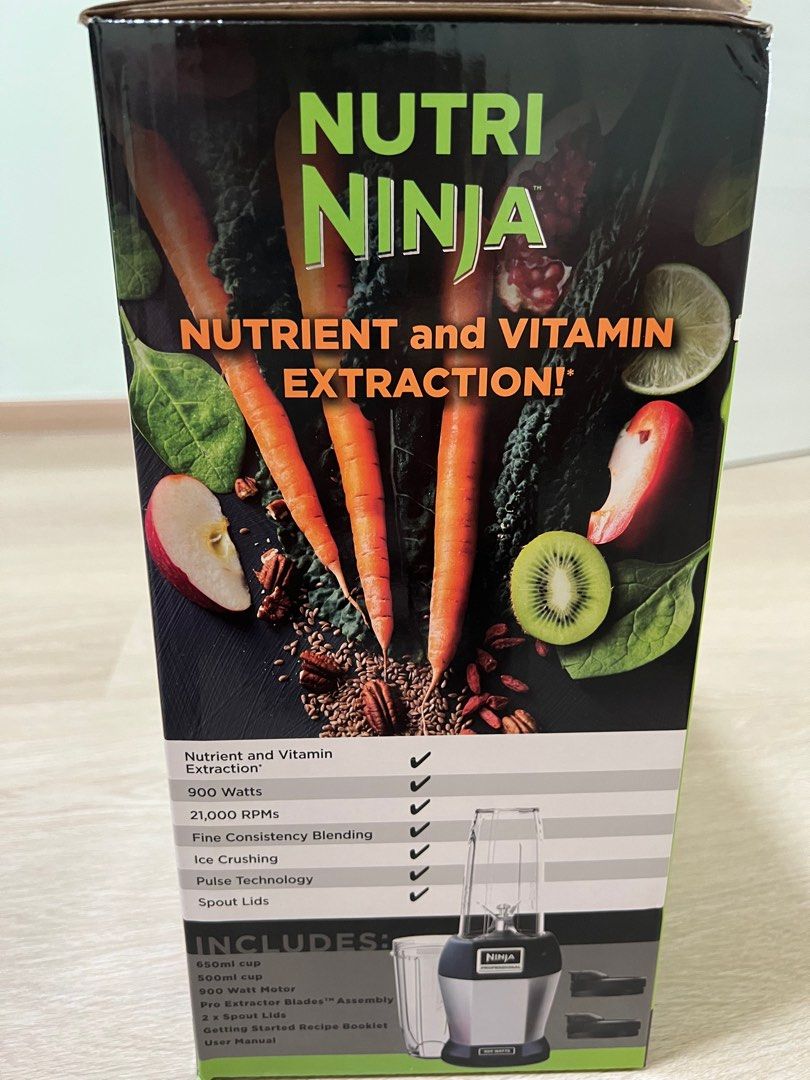 BN NUTRI NINJA BLENDER 900 watts, TV & Home Appliances, Kitchen