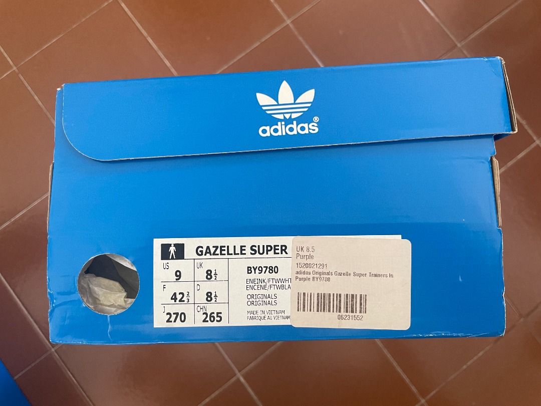 BNIB RARE Adidas Gazelle Super BY9780 UK8.5
