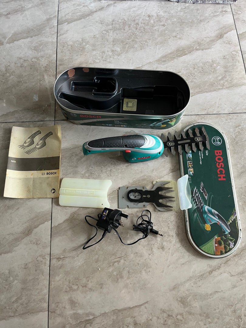 Grass cutter Bosch Isio Cordless shape n edge grass cutting tools