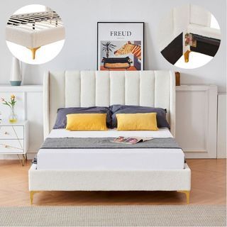 BRANDNEW LUXURIOUS DESIGNED BED WITH VERY SOFT FABRIC !!!!!!
