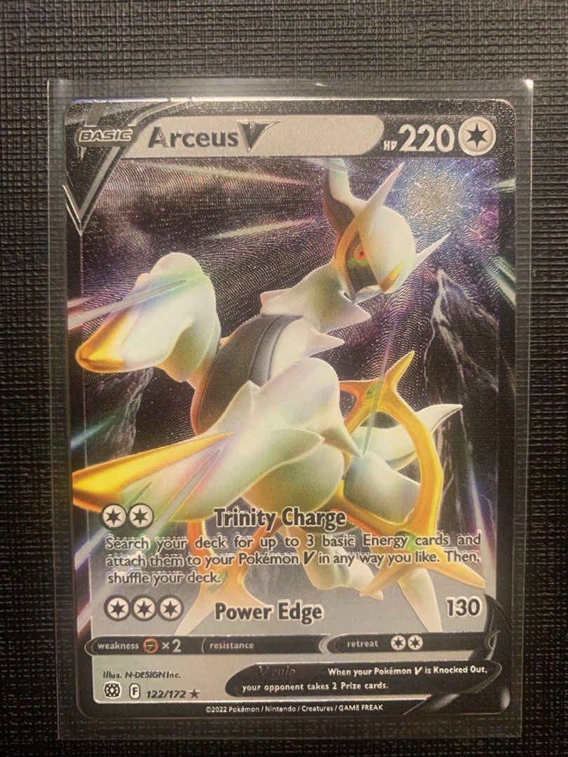 arceus v star pokemon card value Amazon.com: Arceus V 122/172 Brilliant Stars - Ultra Rare Pokemon Card