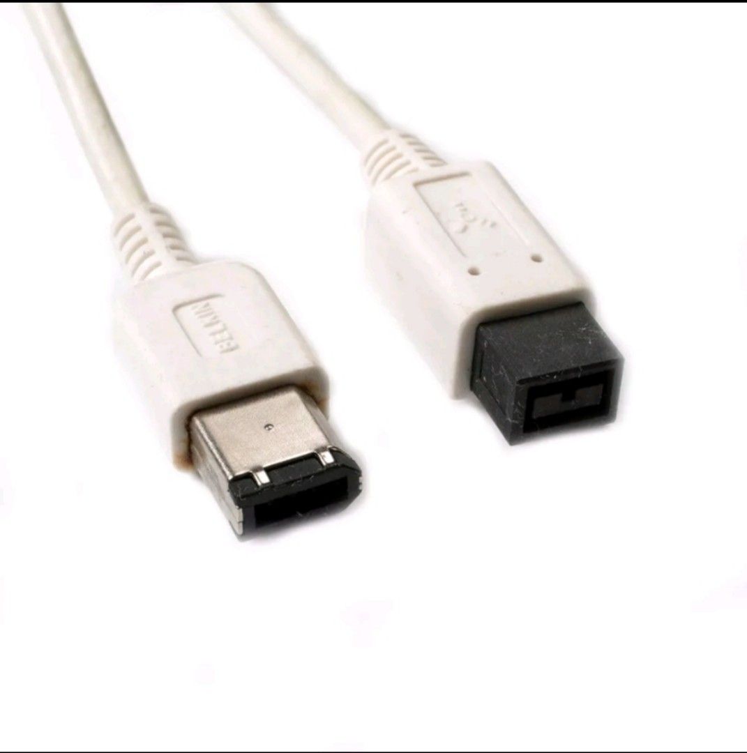 Cable 9pin Firewire 800 to 6pin Firewire, Computers & Tech, Parts
