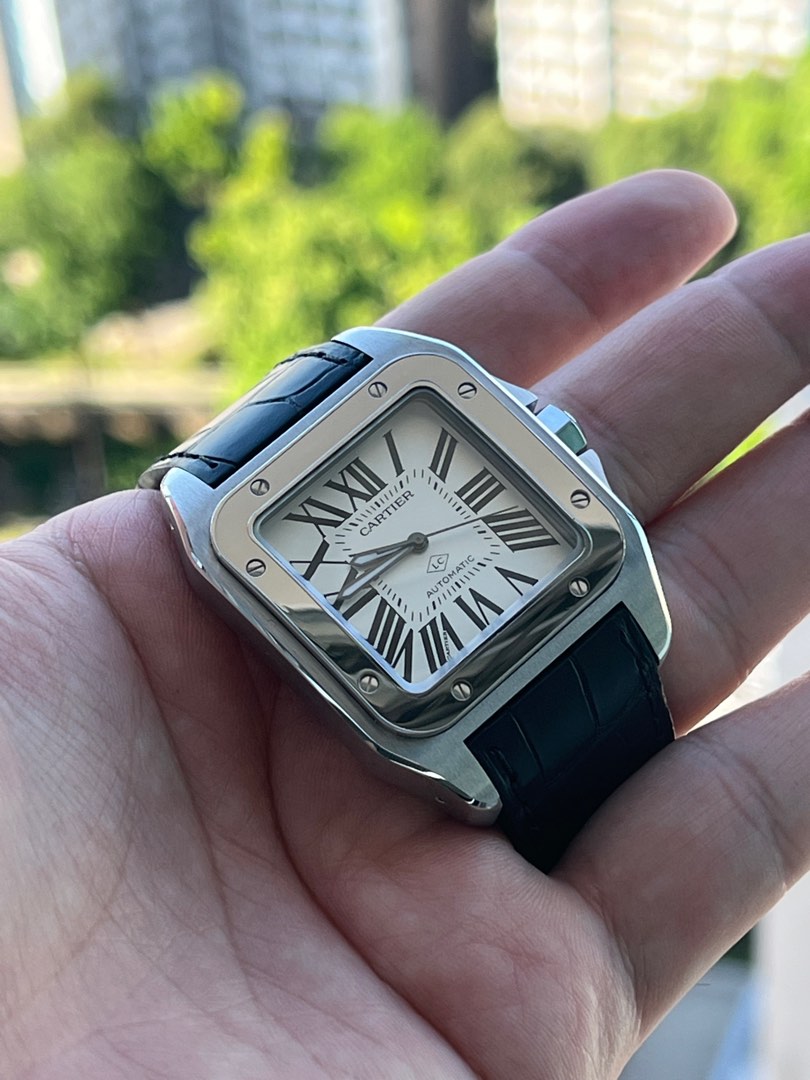 cartier watch santos 100